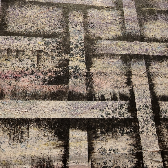 HANDCRAFTED Abstract Painting HANDPAINTED Illusion Art HANDMADE Wall Decor - Picture 14 of 16